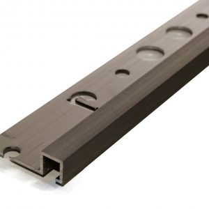 KAKELLIST 8MM NORDISK GRAFIT ALUMINIUM KVADRAT 2700MM