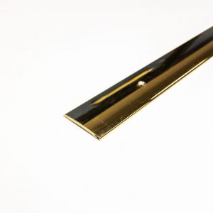 COVER STRIP 40MM BRASS POLISHED SMOOTH 3000MM