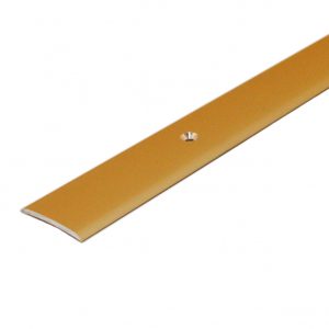 COVER STRIP 29MM GOLD ANODIZED SMOOTH 2700MM