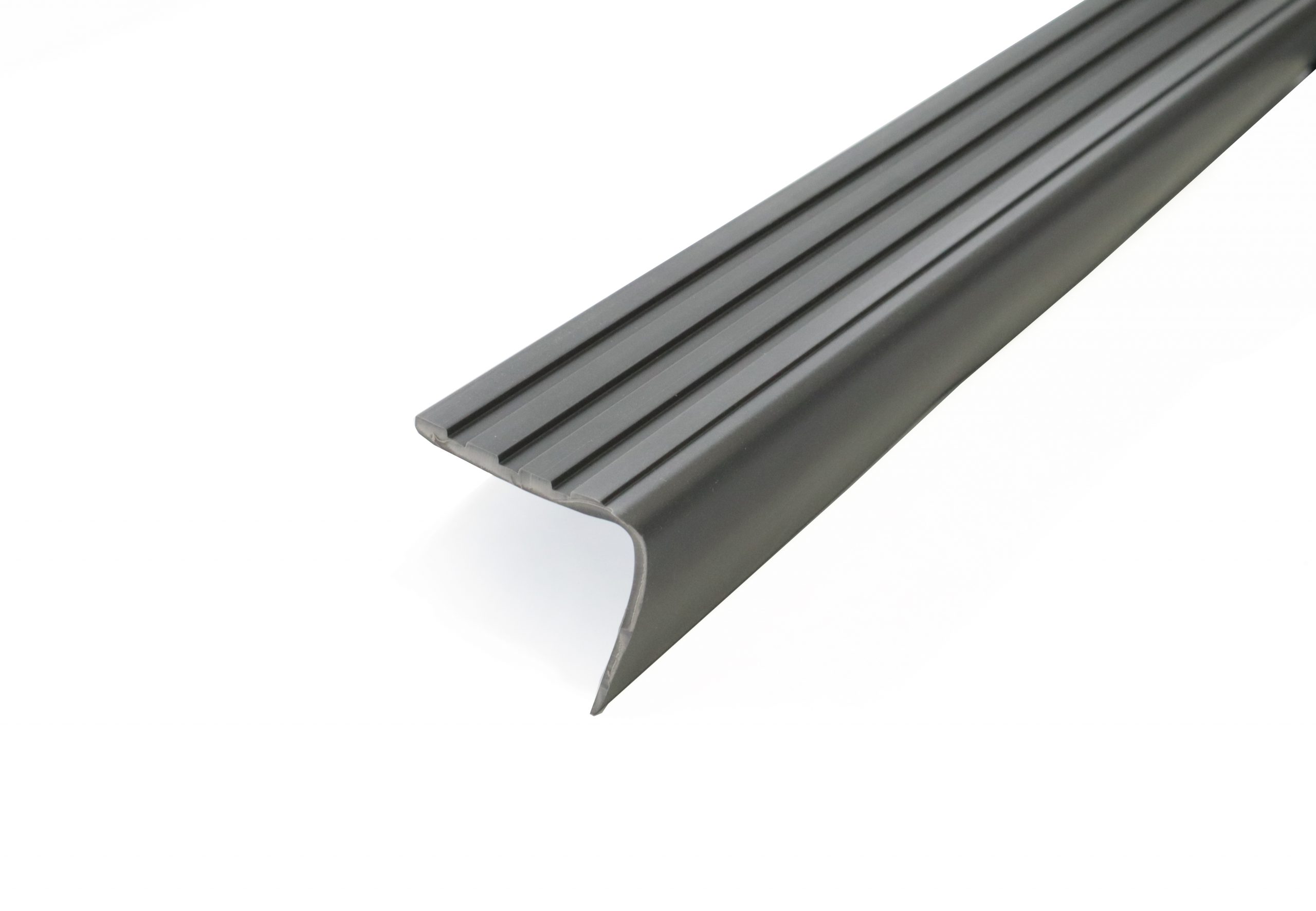 STAIR NOSING 38x37MM DARK GREY GRILLED 2500MM