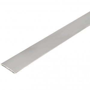 SELF-ADHESIVE COVERSTRIP 38MM SILVER ANODIZED SMOOTH 2000MM