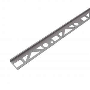FINISHING PROFILE FOR TILES 8MM LIGHT GREY PLASTIC 2500MM