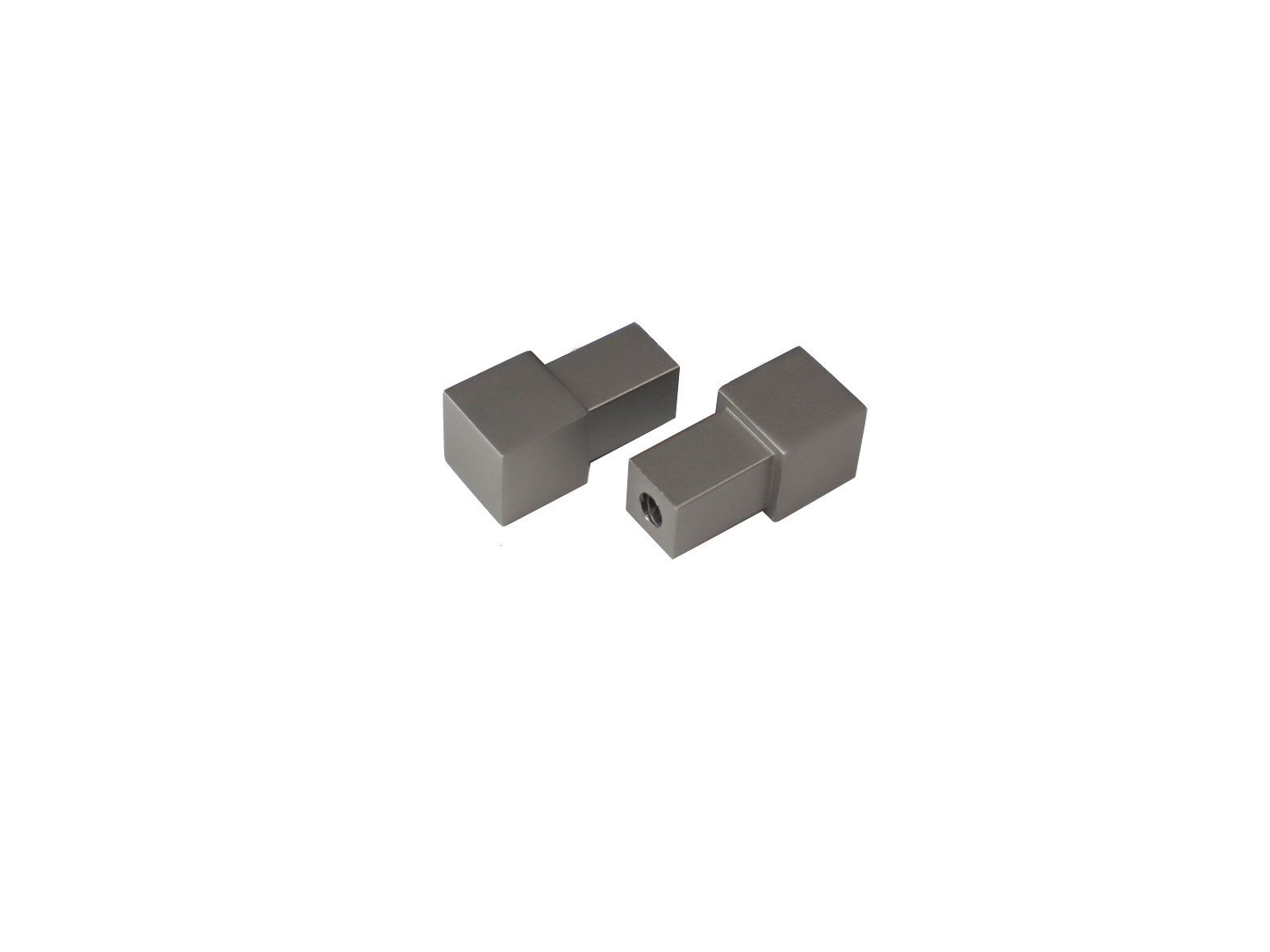 SQUARE CORNER PIECE 10MM TITAN ALUMINIUM FOR INNER AND OUTER CORNERS