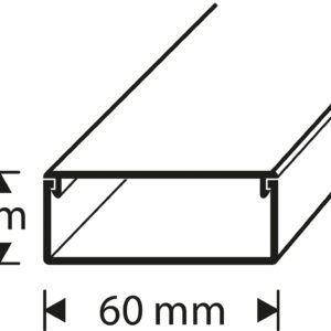 JOHTOJL 60X16 HOPEA-ANOD 250CM