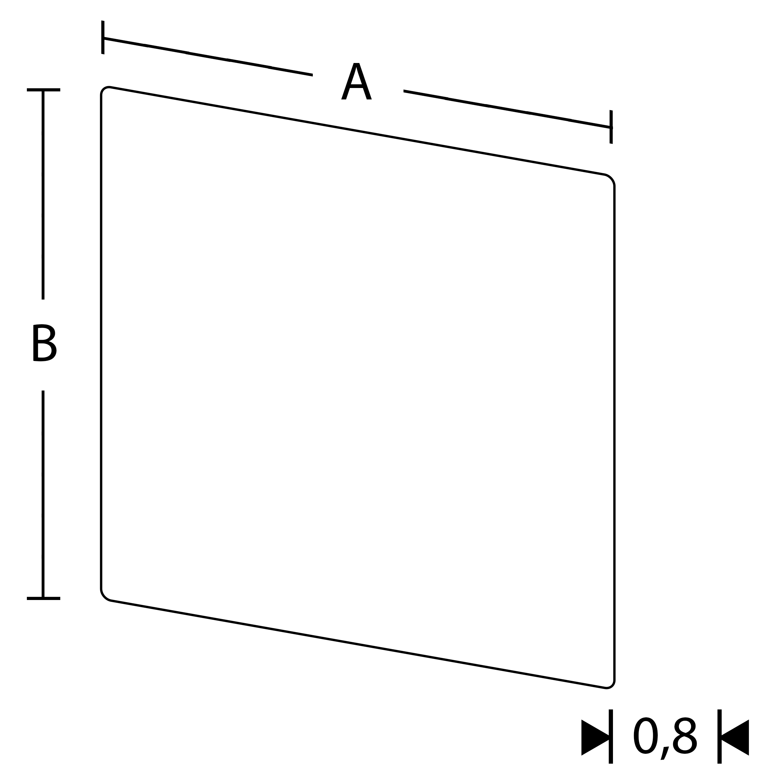 PEITELEVY REIÄTÖN 200X200X0,8MM VALKOINEN RAL9016 SEINÄÄN JA KATTOON - Image 2