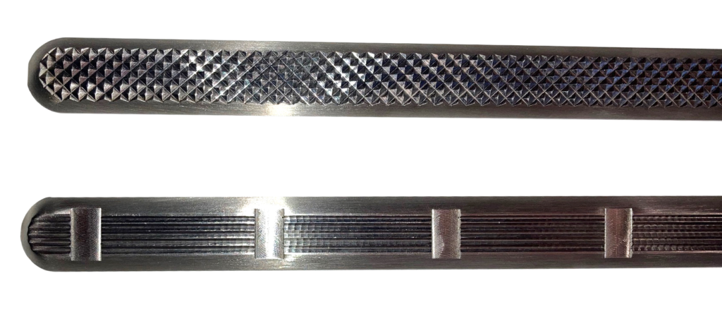 Kulunoohjausjärjestelmän listojen pintavaihtoehtoja