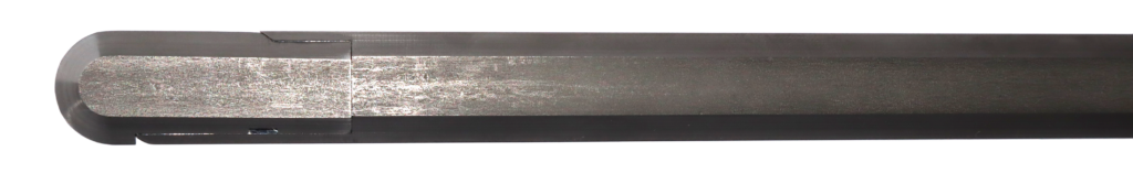 Kulunohjausjärjestelmän sileä lista ja päätykappale