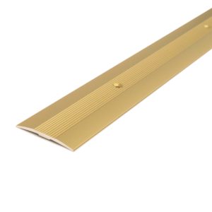 COVER STRIP 38MM GOLD ANODIZED GRILLED 3000MM
