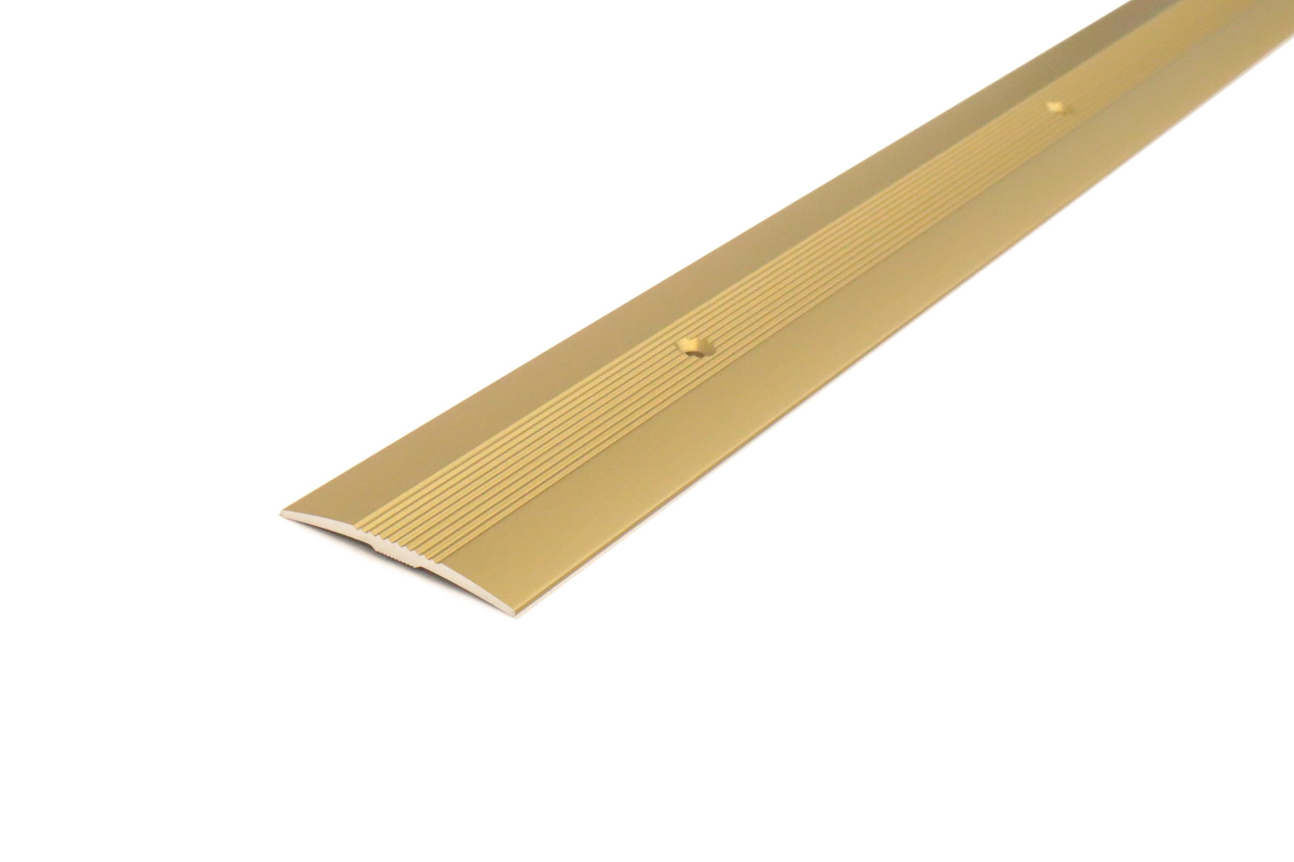 COVER STRIP 38MM GOLD ANODIZED GRILLED 3000MM