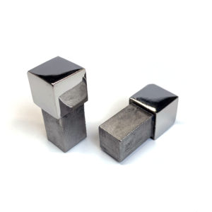 SQUARE CORNER PIECE 12MM STAINLESS STEEL FOR INNER AND OUTER CORNERS