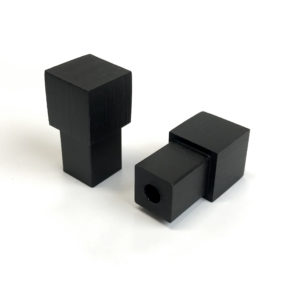 NELIÖKULMAPALA 12MM CARBON BLACK ALUMIINI SISÄ- JA ULKOKULMAAN