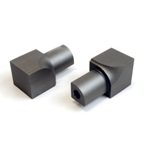 INNER CORNER PIECE 10MM NORDIC GRAPHITE ALUMINIUM ROUND