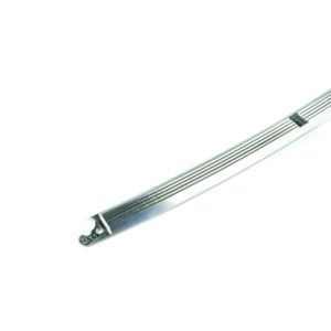 Curve for Guidance strip 20x5mm Stainless steel Grooved R=1000mm