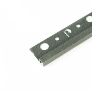 KAKELLIST 8MM GREY RUSTIC ALUMINIUM KVADRAT 2700MM