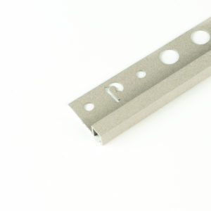 KAKELLIST 10MM MUD RUSTIC ALUMINIUM KVADRAT 2700MM