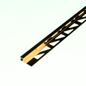 KAKELLIST 8MM ROSTFRITT STÅL BRIGHT COPPER KVADRAT 2700MM