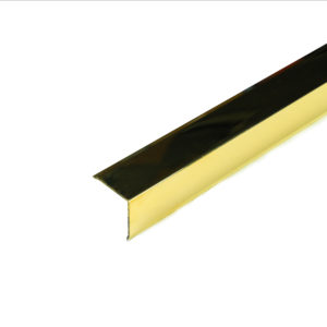 CORNER PROTECTION PROFILE 20X20X2MM BRASS 3000MM