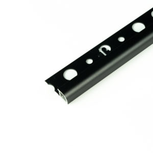 KAKELTRIM RUND SVART RUSTIC 12MM