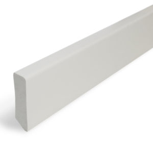 SKIRTING 40x10MM WHITE GREY 2750MM