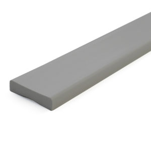 COVER PROFILE 42x10MM LIGHT GREY PLASTIC 2200MM