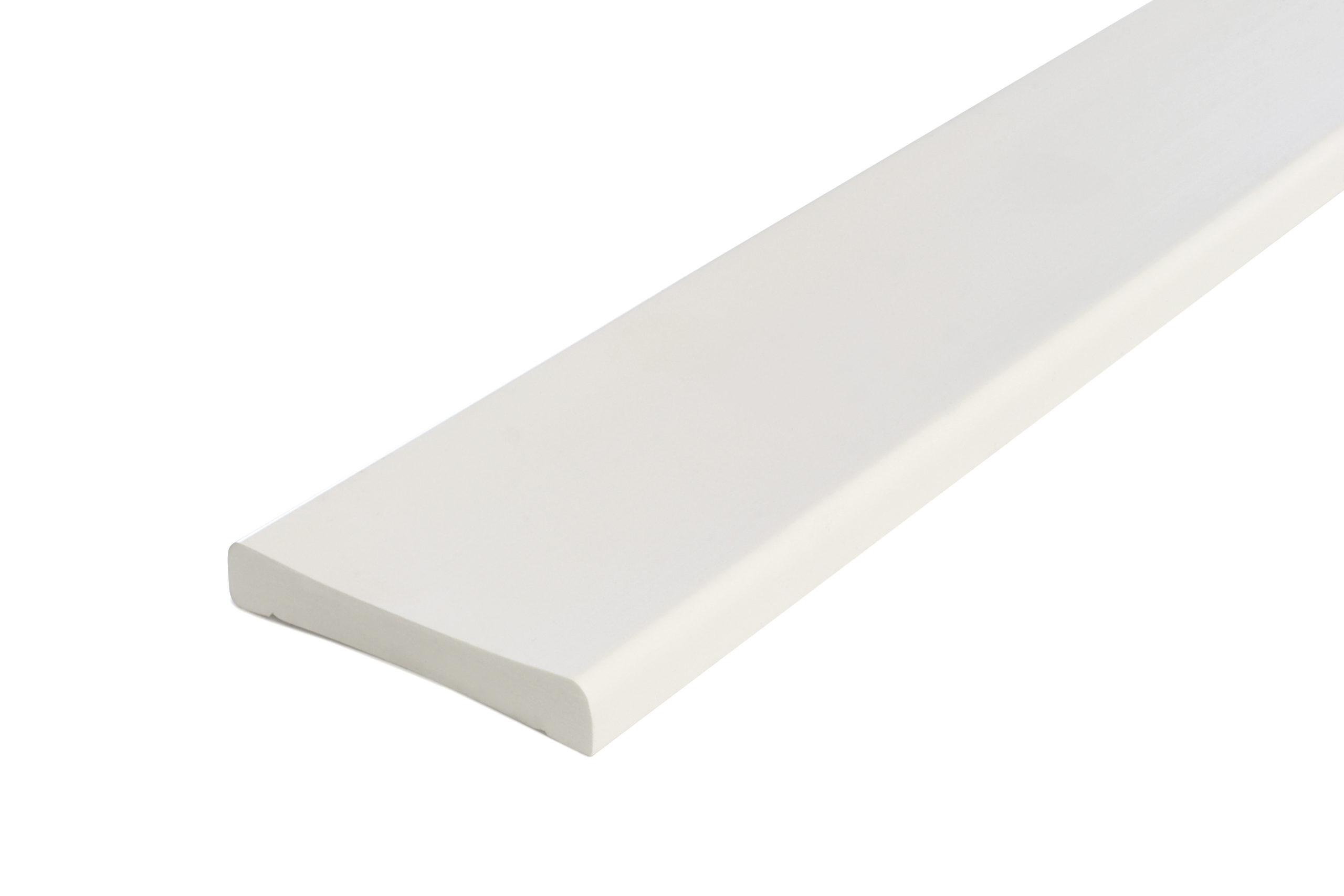 COVER PROFILE 70x12MM WHITE PLASTIC 2200MM