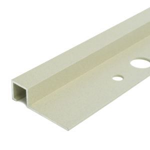 NELIÖLAATTALISTA 10MM WHITE SAND RUSTIC ALUMIINI 2700MM