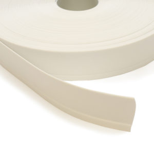 SKIRTING 40x11MM WHITE PLASTIC WITH TAPE 50000MM