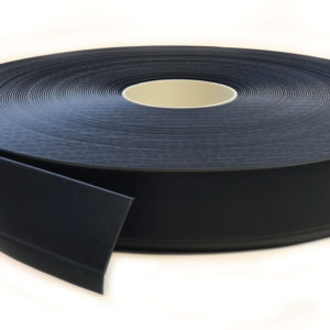 SKIRTING 40x11MM BLACK PLASTIC WITH TAPE 50000MM